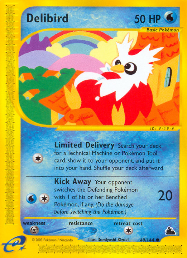 Delibird — illustrated card