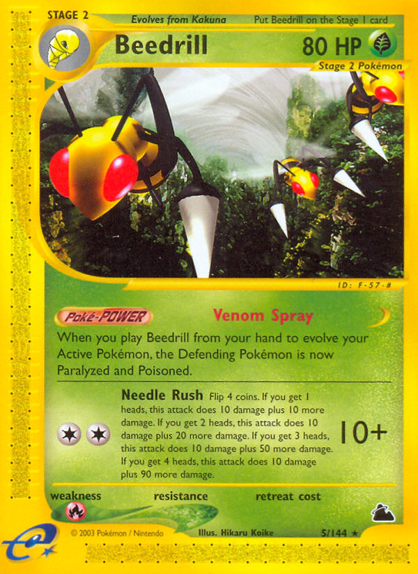 Beedrill — illustrated card