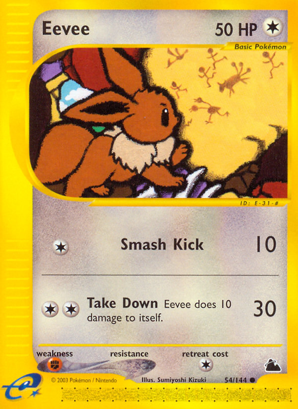Eevee — illustrated card