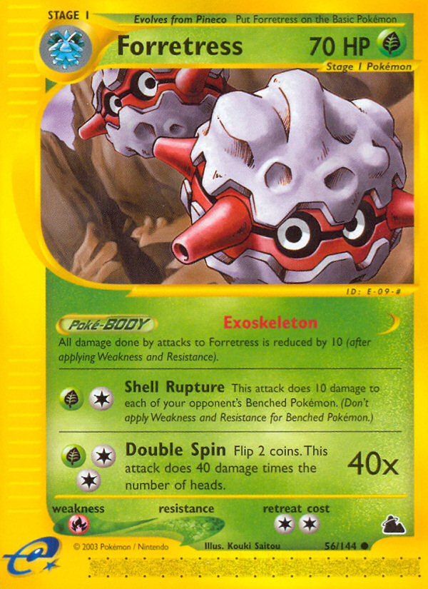 Forretress — illustrated card