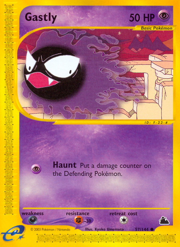 Gastly — illustrated card