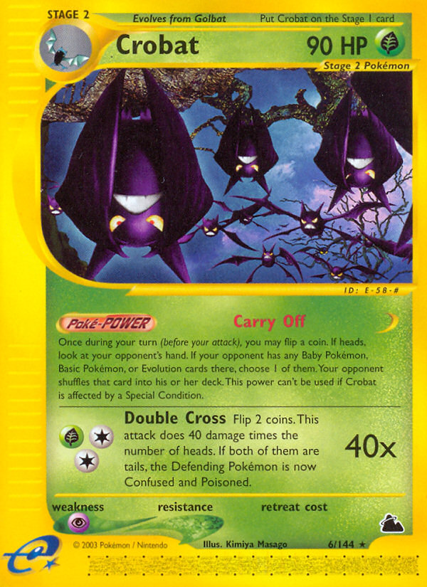 Crobat — illustrated card