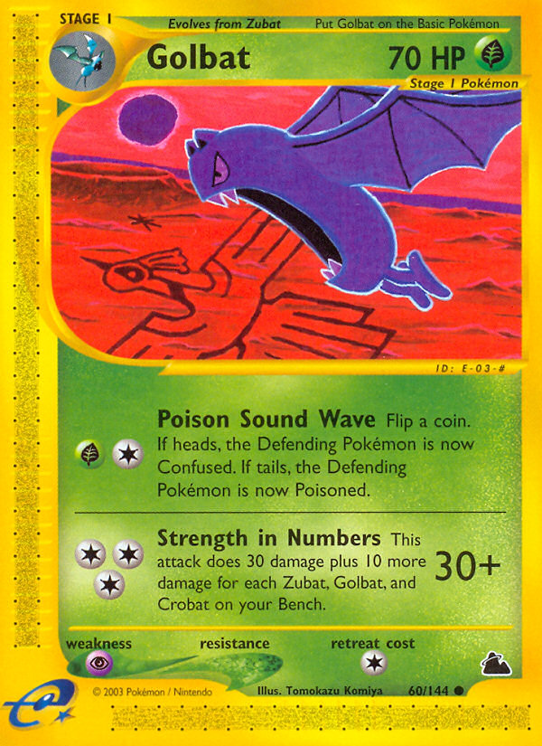 Golbat — illustrated card