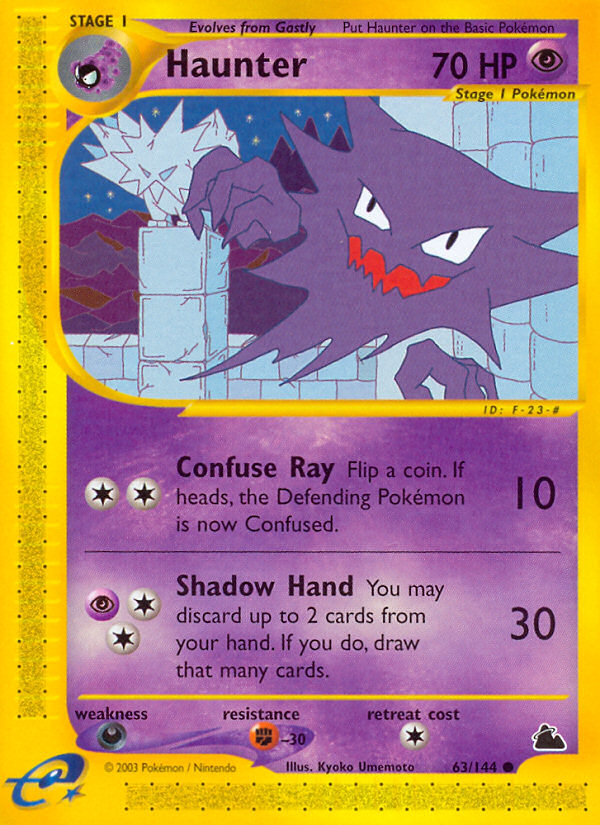 Haunter — illustrated card