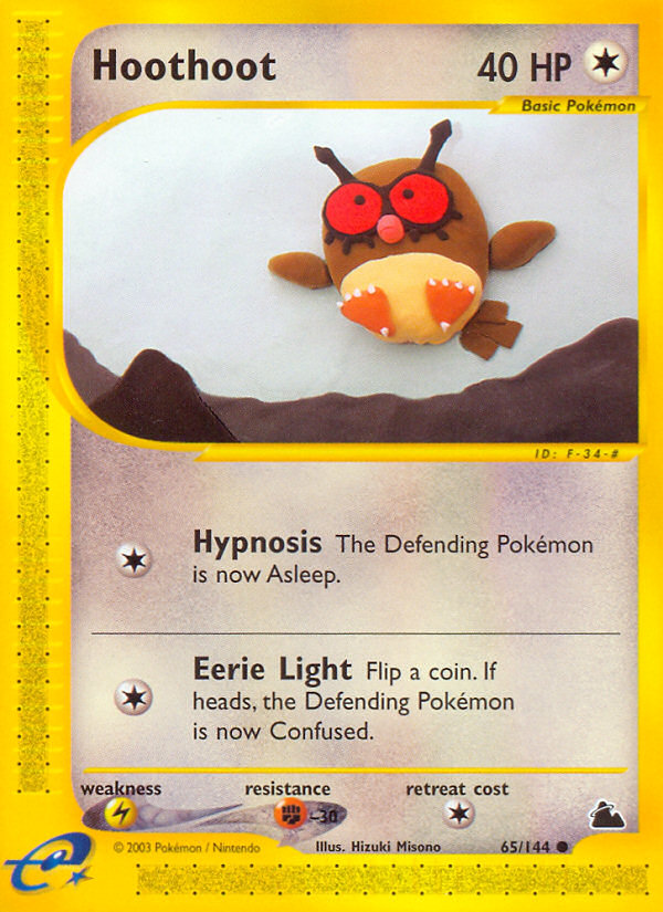 Hoothoot — illustrated card