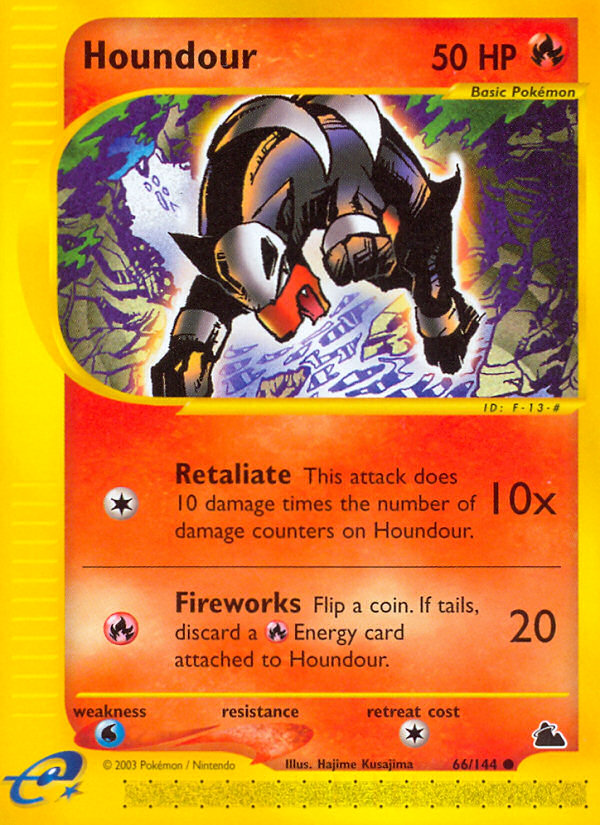 Houndour — illustrated card