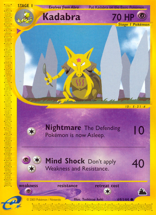 Kadabra — illustrated card