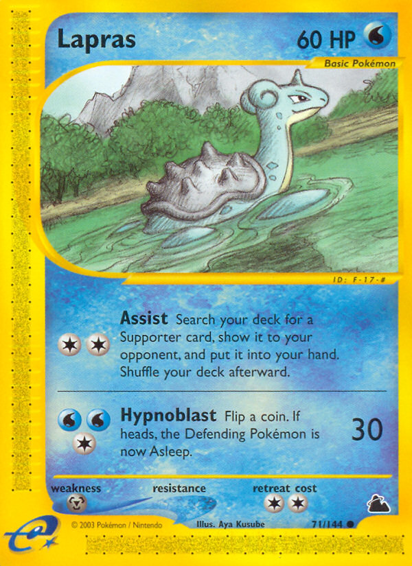 Lapras — illustrated card