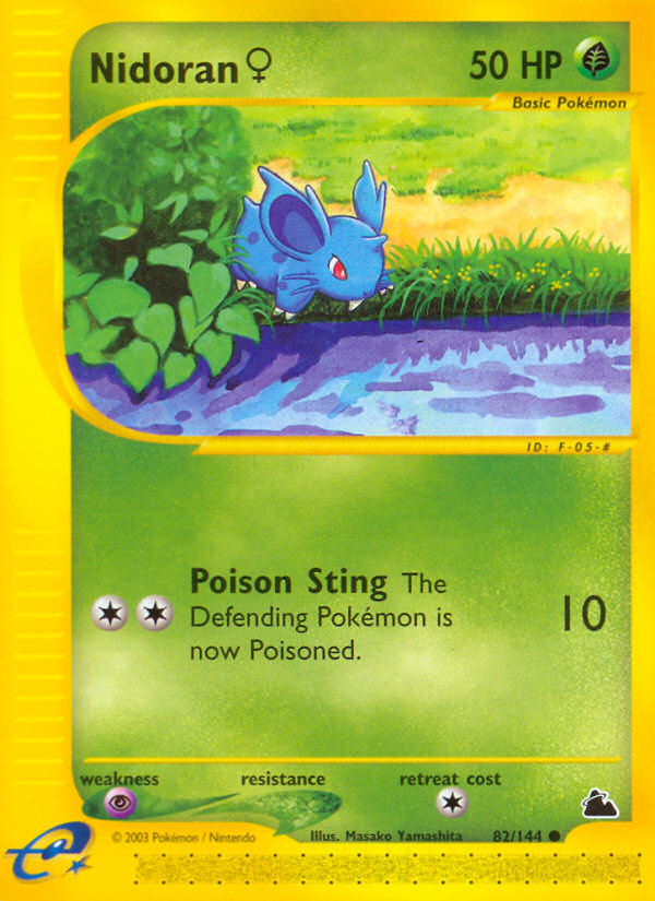 Nidoran ♀ — illustrated card