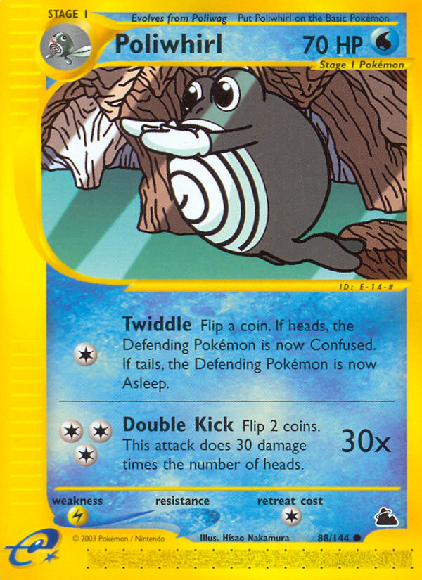 Poliwhirl — illustrated card