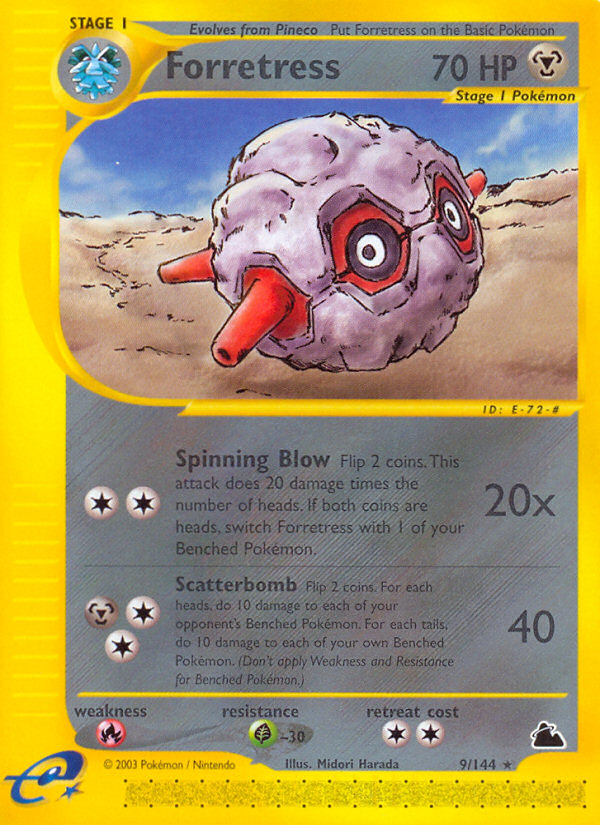 Forretress — illustrated card