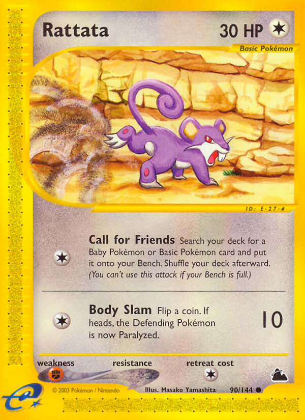 Rattata — illustrated card