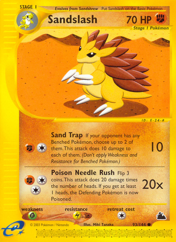 Sandslash — illustrated card