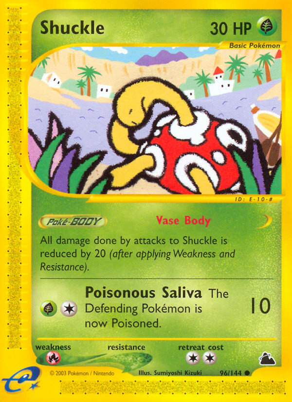 Shuckle — illustrated card