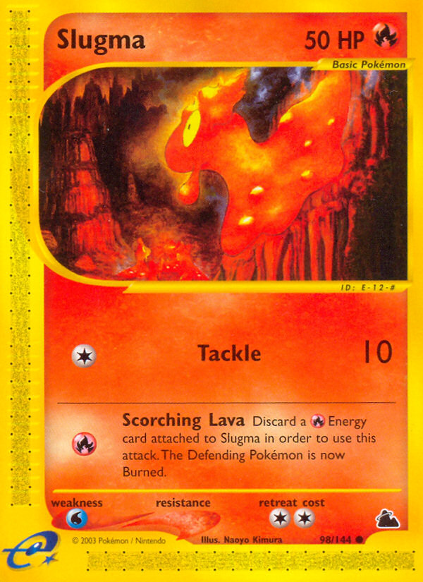 Slugma — illustrated card