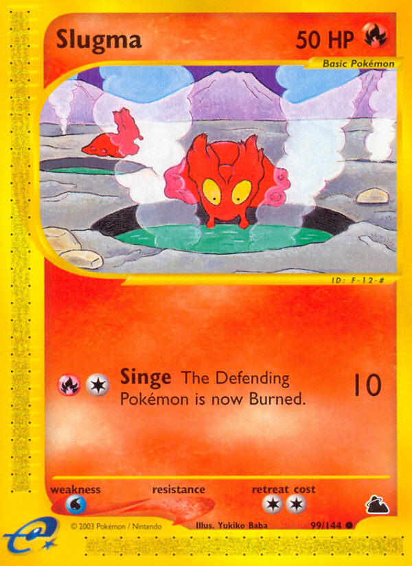 Slugma — illustrated card