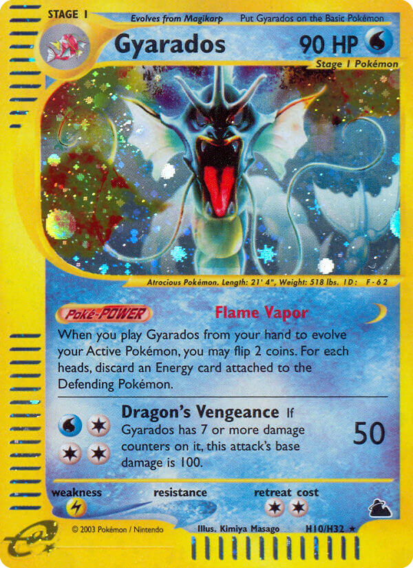Gyarados — illustrated card
