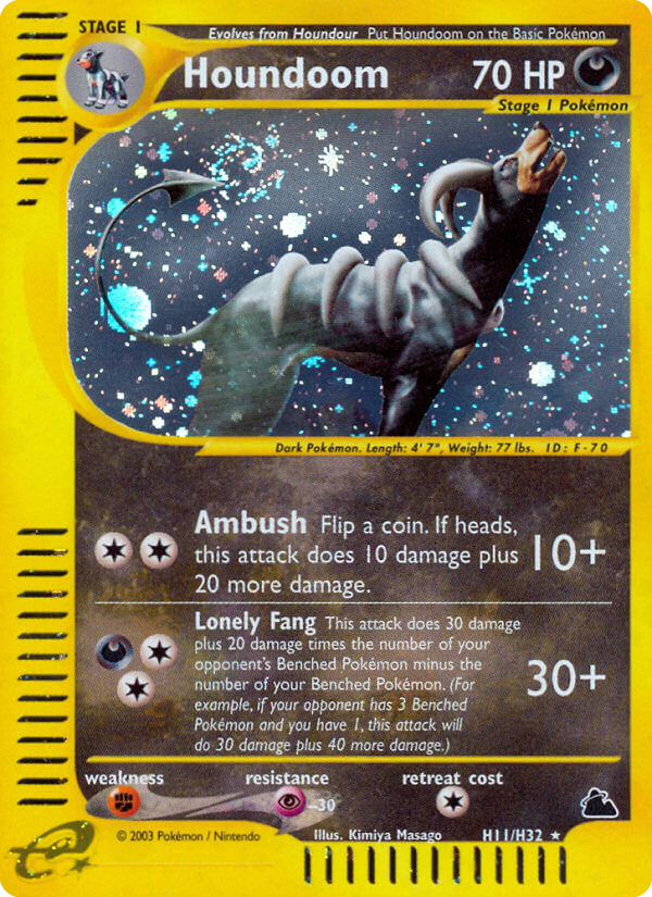 Houndoom — illustrated card