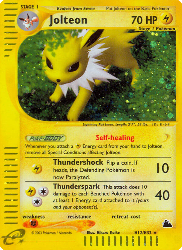 Jolteon — illustrated card