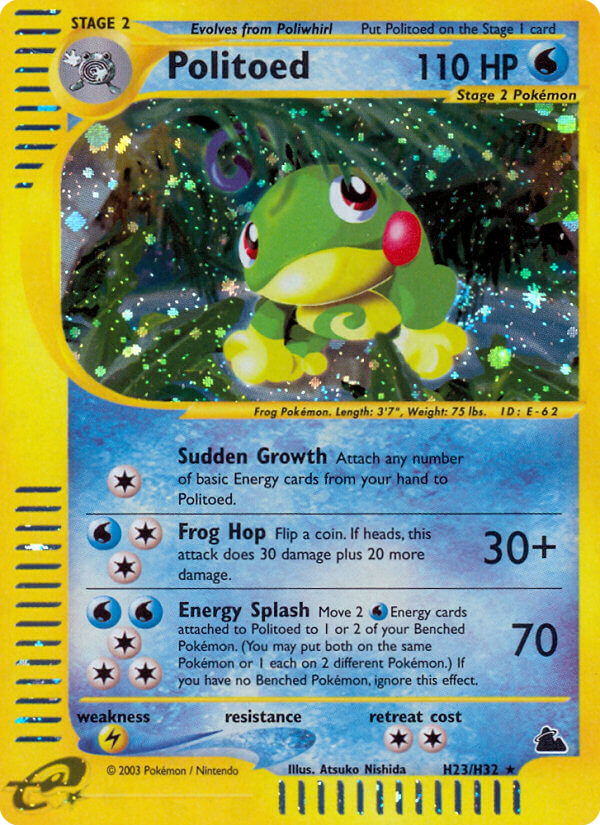 Politoed — illustrated card