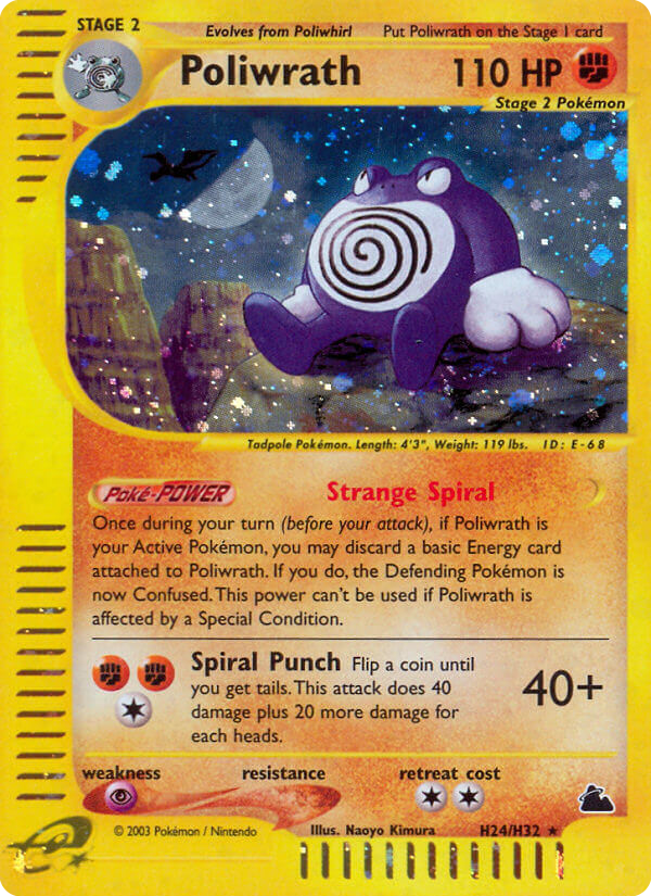 Poliwrath — illustrated card