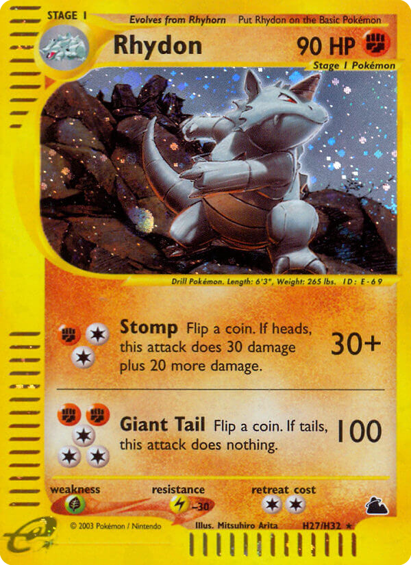 Rhydon — illustrated card