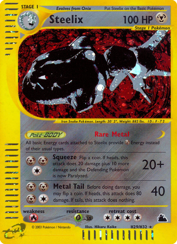 Steelix — illustrated card