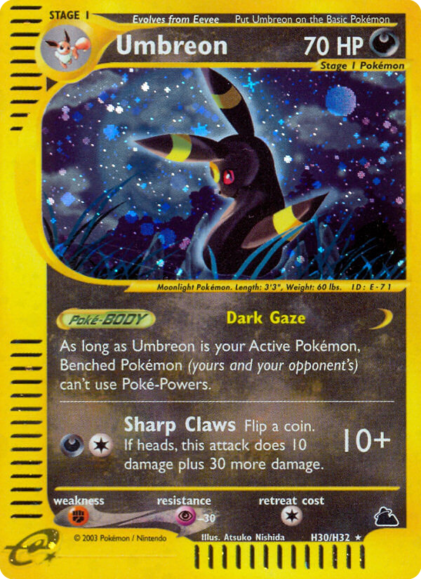 Umbreon — illustrated card