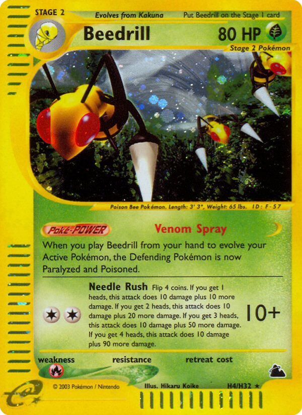 Beedrill — illustrated card