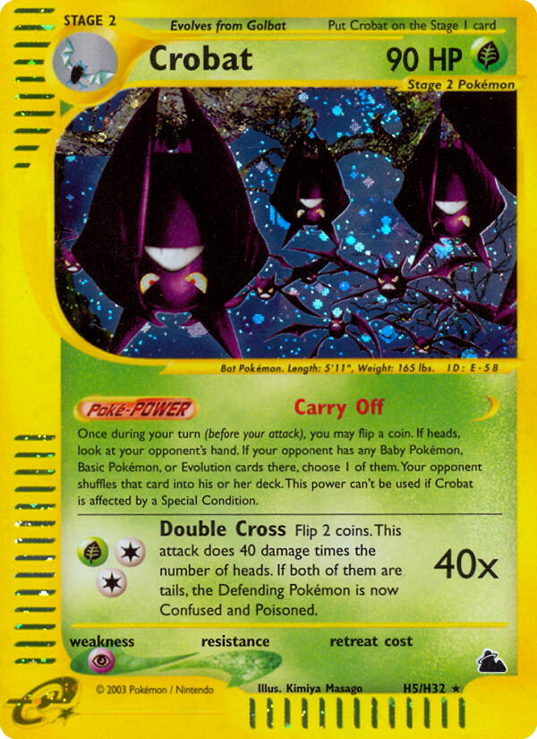 Crobat — illustrated card