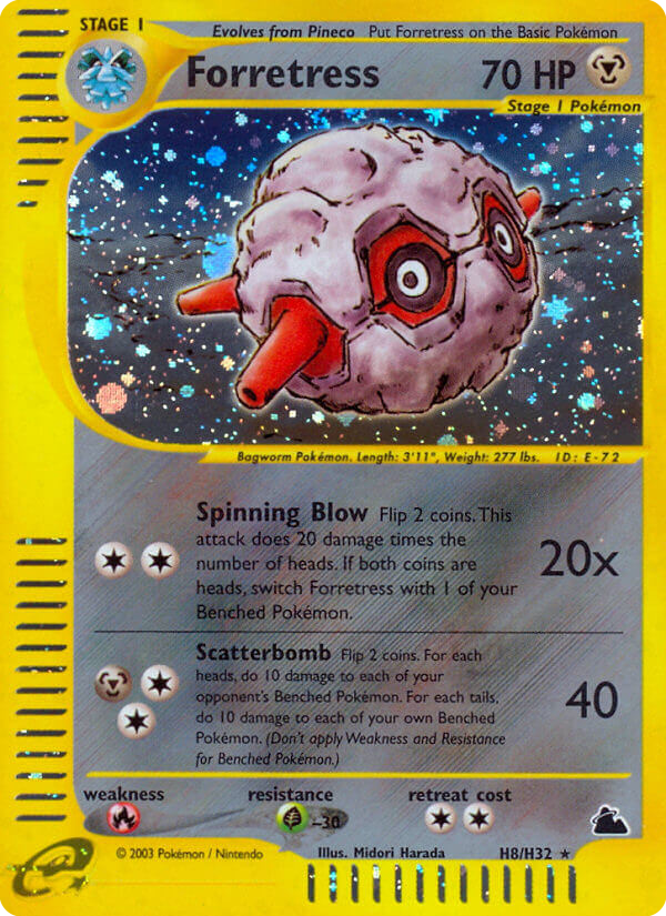 Forretress — illustrated card