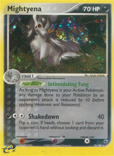 Mightyena — illustrated card