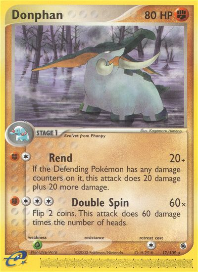 Donphan — illustrated card