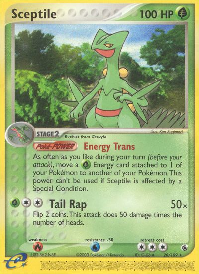 Sceptile — illustrated card
