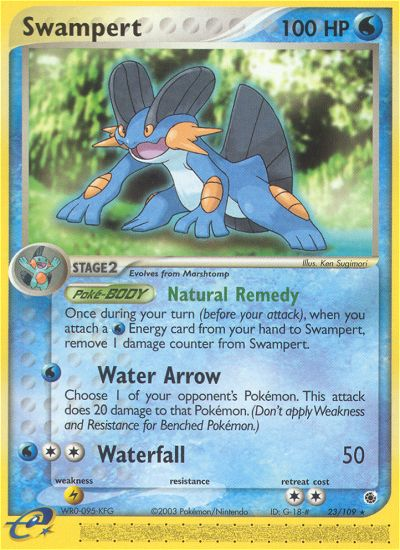 Swampert — illustrated card