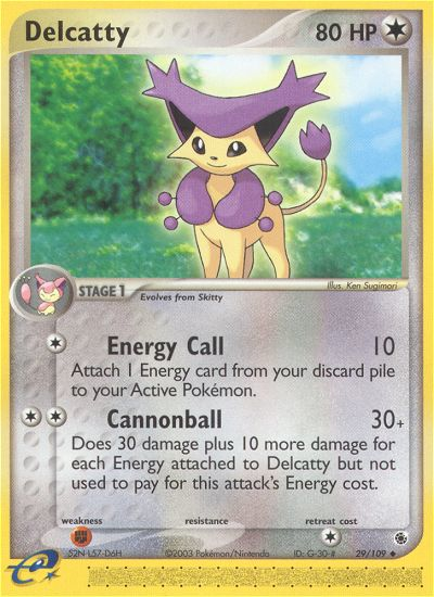 Delcatty — illustrated card