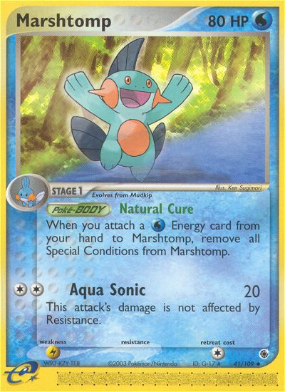 Marshtomp — illustrated card