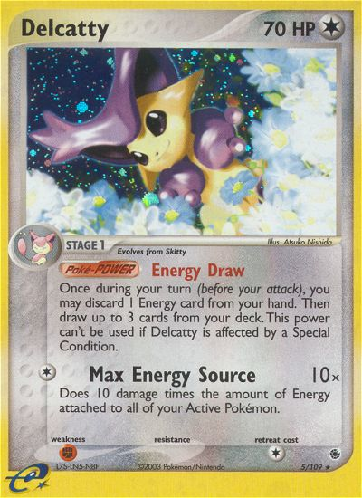 Delcatty — illustrated card