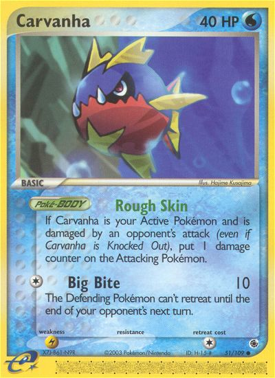 Carvanha — illustrated card