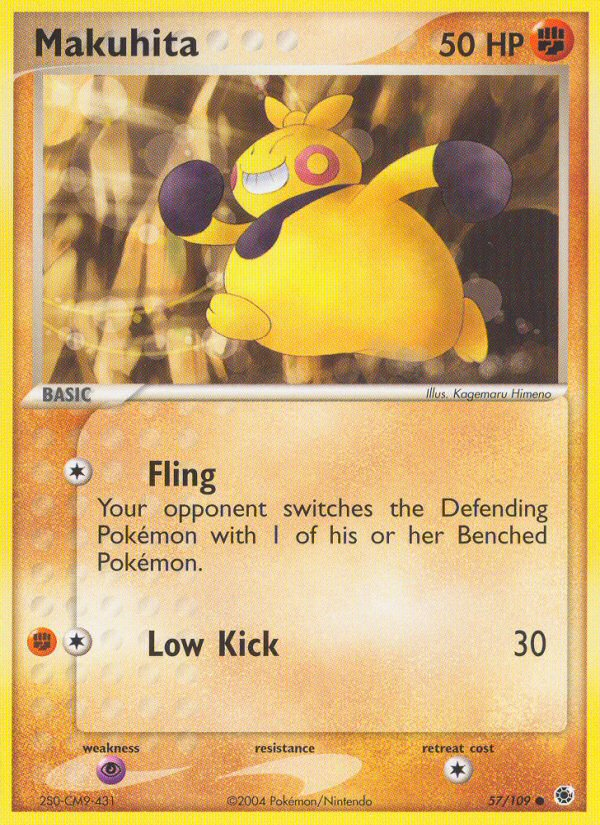 Makuhita — illustrated card