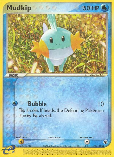 Mudkip — illustrated card