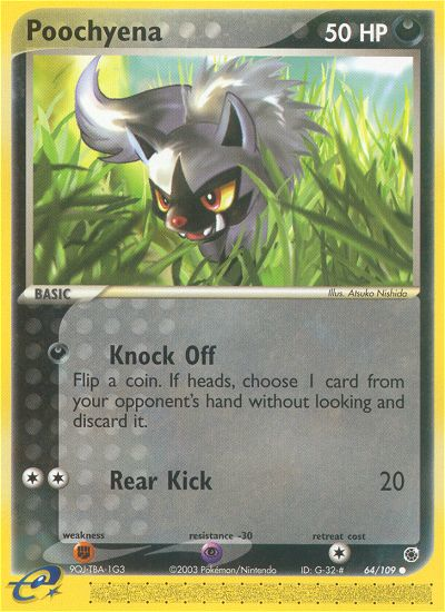 Poochyena — illustrated card