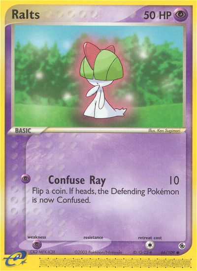 Ralts — illustrated card