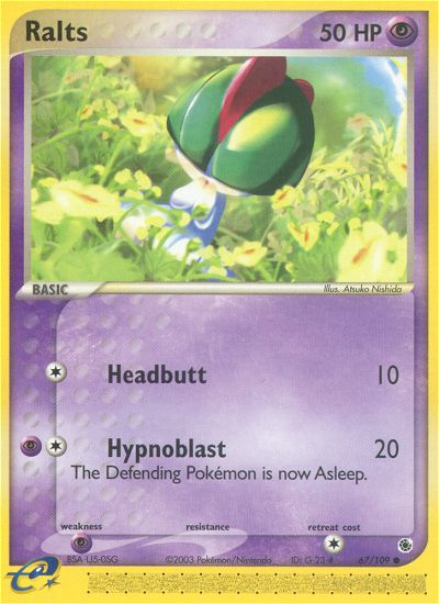Ralts — illustrated card