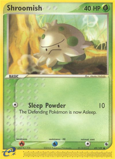 Shroomish — illustrated card
