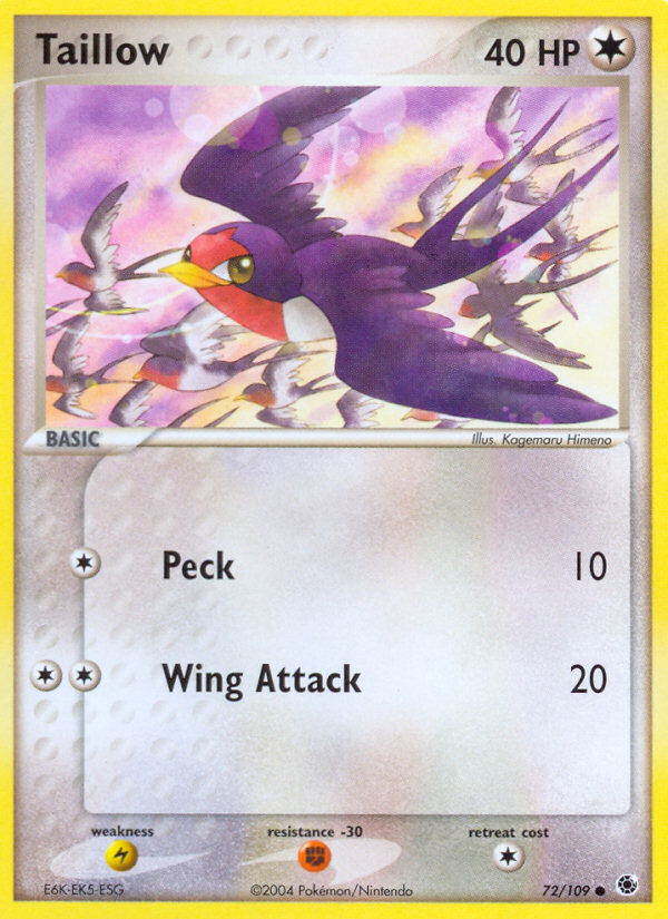 Taillow — illustrated card