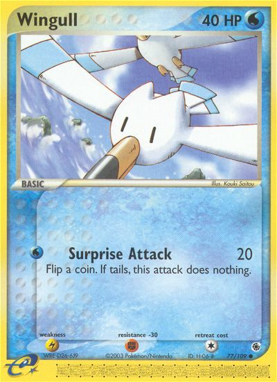 Wingull — illustrated card
