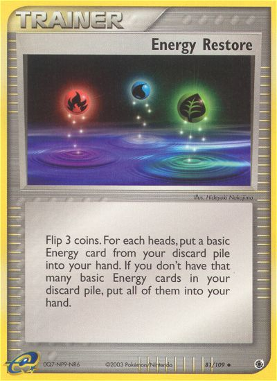 Energy Restore — illustrated card
