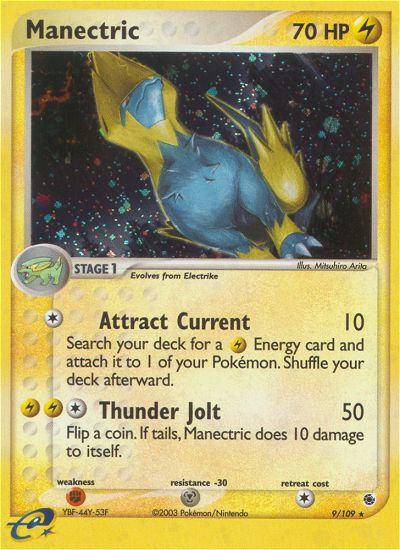 Manectric — illustrated card