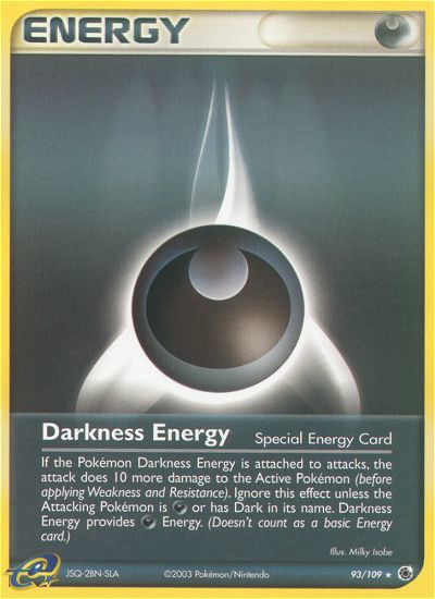 Darkness Energy — illustrated card